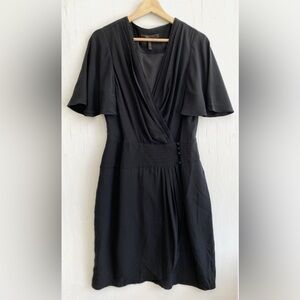 BCBGMaxAzria Asymmetrical Black Dress
